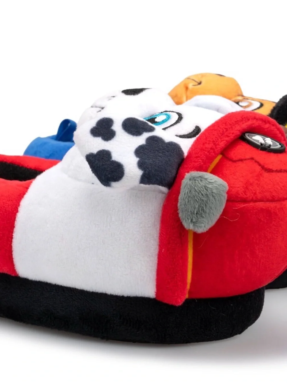 Paw Patrol Kids Plush Slippers - Red, Black & White